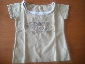 T-shirt manches courtes - Fille- 6 ans