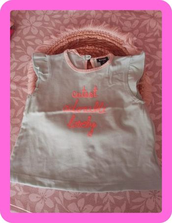 Tee shirt fille 9 mois Kiabi