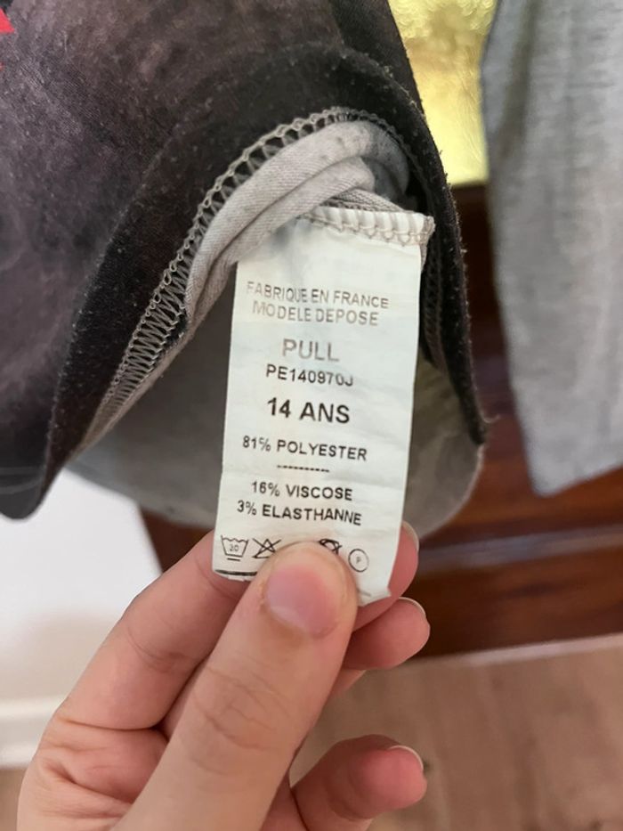 Pull fin panda LPC taille 14 ans - photo numéro 3