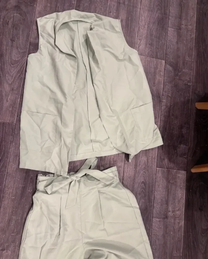 Ensemble femme vert clair L Shein - photo numéro 2