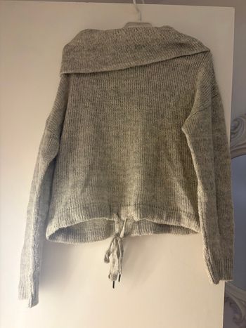 Pull gris col bateau