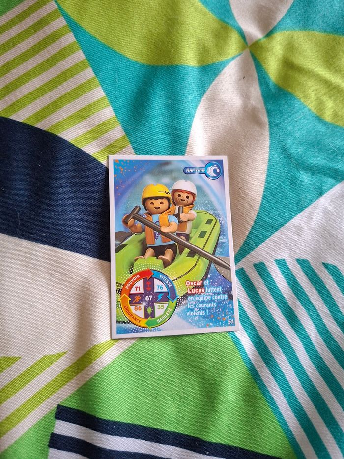 Carte playmobil rafting 51