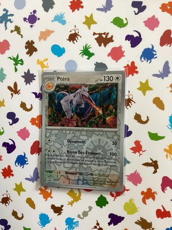 carte Pokémon ptéra reverse 142/165 EV3.5 collection 151 FR neuf sortie de booster