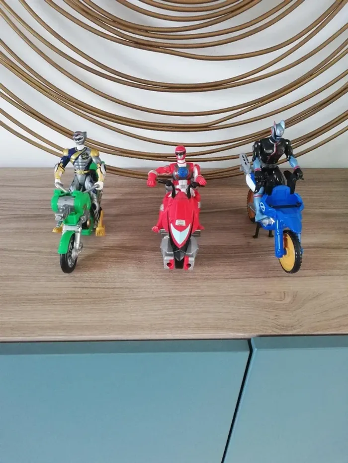 Lot de 3 power Rangers