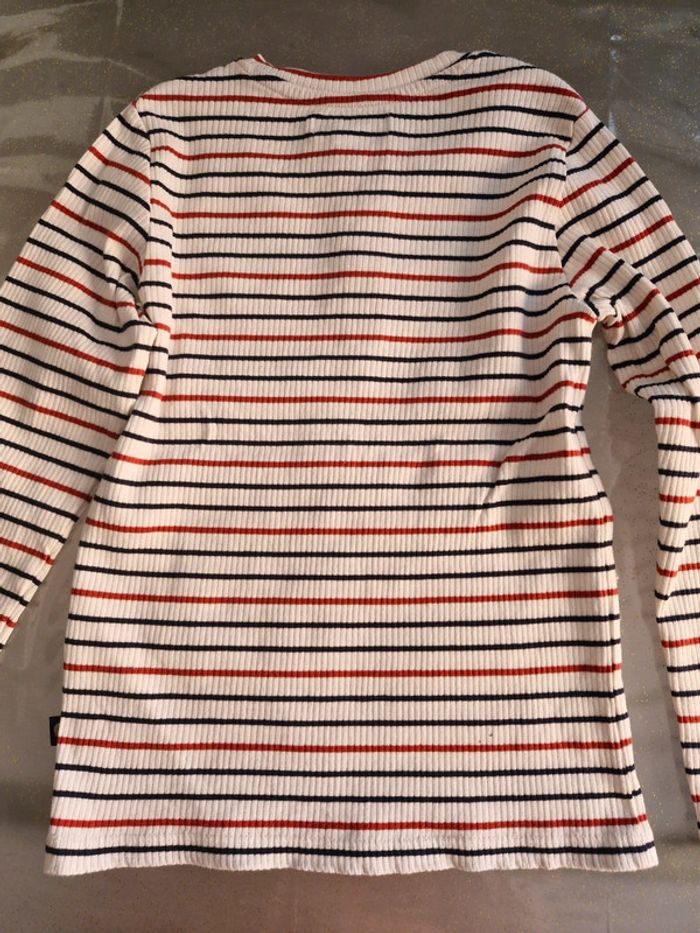 Tee shirt garçon à rayures - photo numéro 5