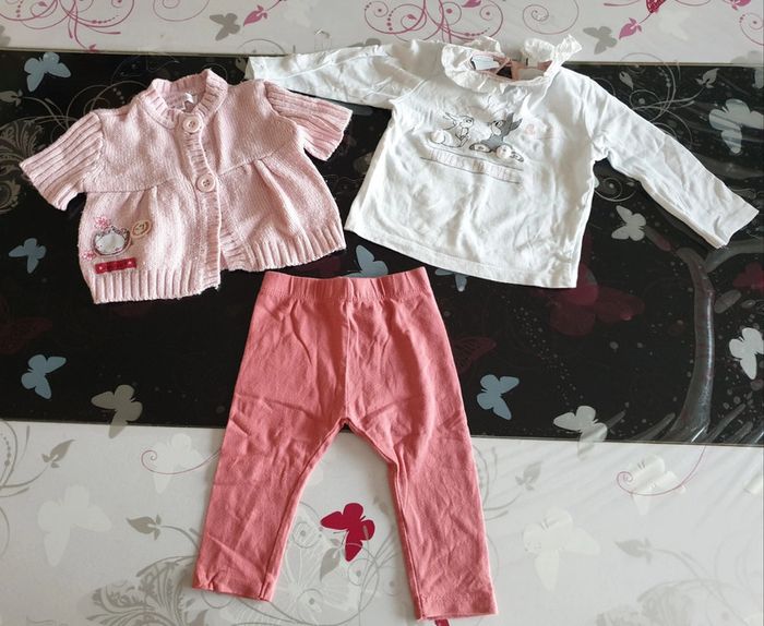 "N°131" Ensemble Fille (12 mois)