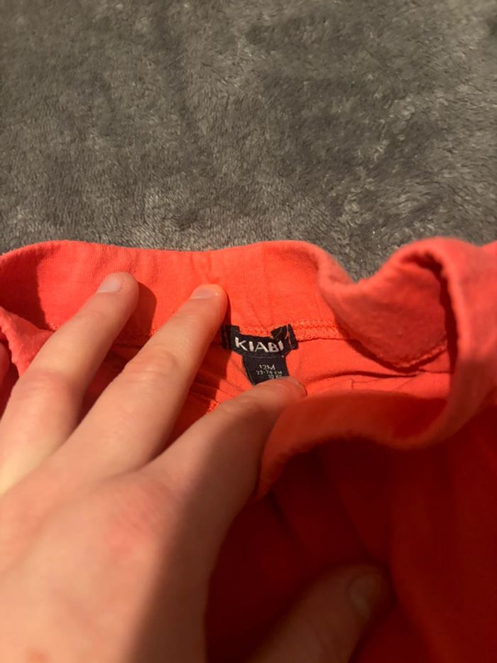 Ensemble legging bodie manches courts, 12 mois - photo numéro 5