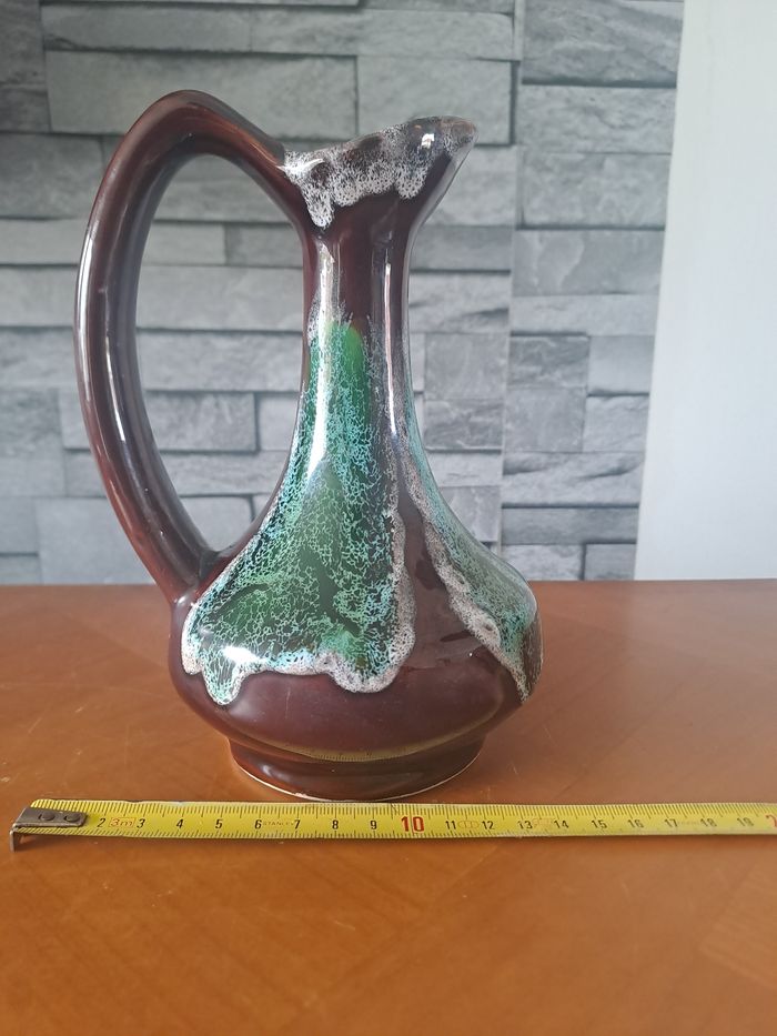 Petit pichet marron vert Vallauris - photo numéro 10