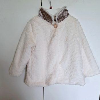 Manteau fourrure 2-3ans