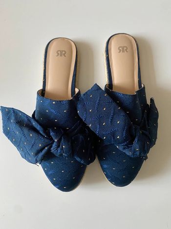 Mules en tissus