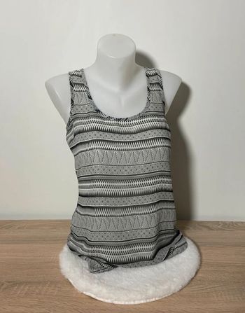 Débardeur léger noir et blanc Pimkie