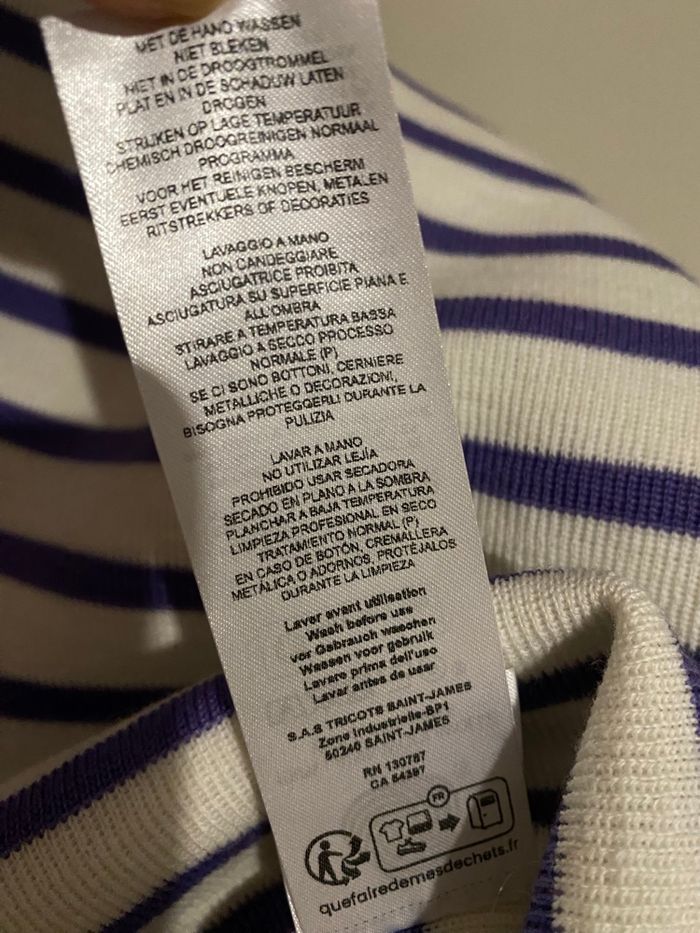 Pull marinière en laine - photo numéro 4