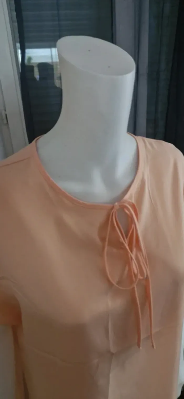 Magnifique haut beige la maison du jersey taille XL - photo numéro 3