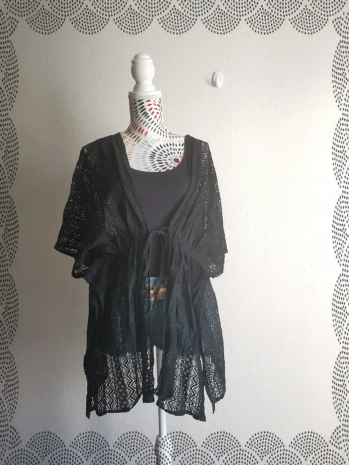 Kimono de plage Camaïeu taille 40/42 - photo numéro 2