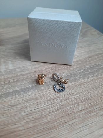 Lot de 2 charms Pandora Dinsey