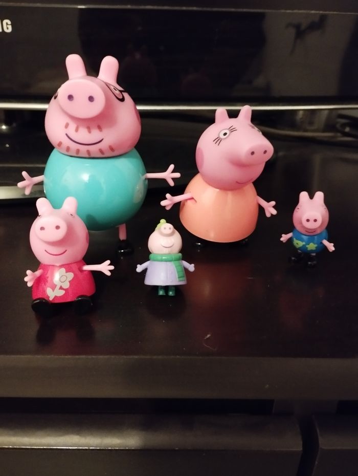 Lot de 5 figurines Peppa pig