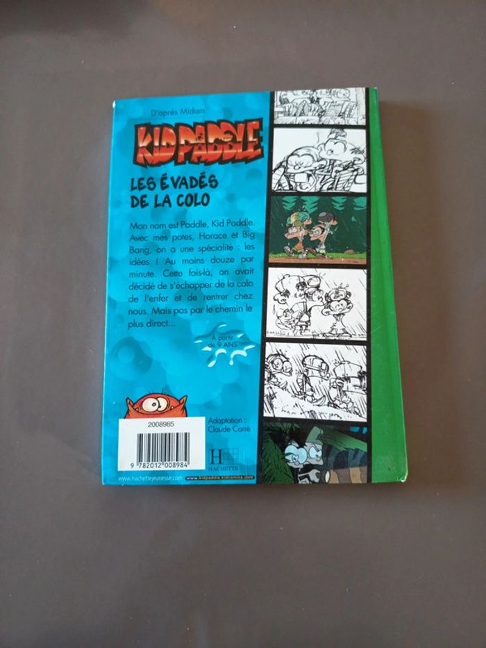 Livre KidPaddle Les évadés de la colo - photo numéro 2