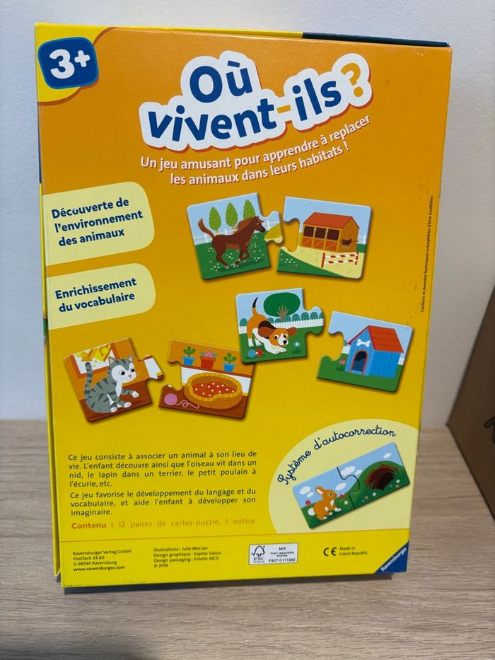Jeu Où vivent-ils? - photo numéro 2