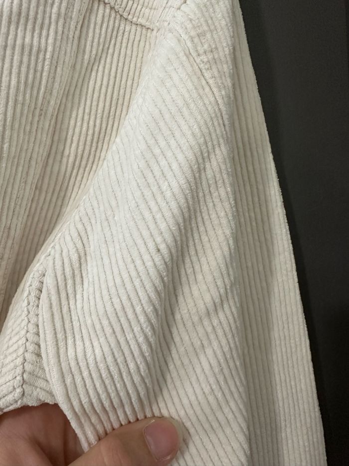 veste zara velours beige crème - photo numéro 6