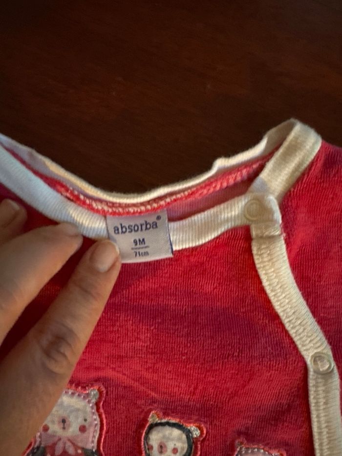 Lot de 2 pyjama 9mois en velours. - photo numéro 5