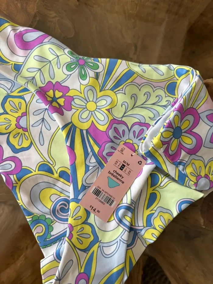 Bas de maillot de bain Ardene femme fleurs - photo numéro 4