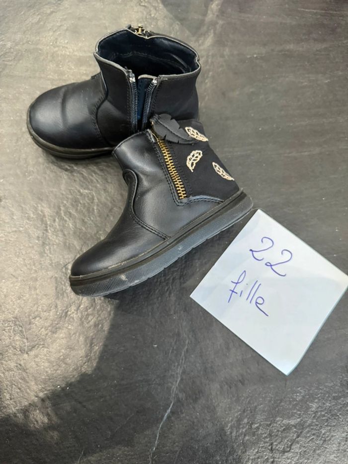 Bottine cuir