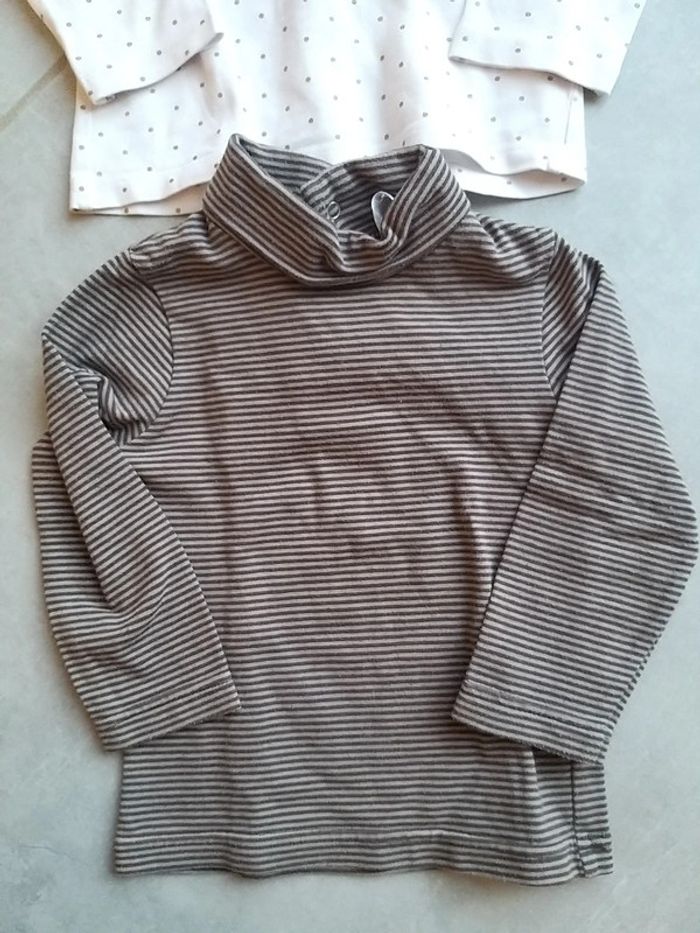 Lot de 2 sous pulls en 12 mois - photo numéro 2