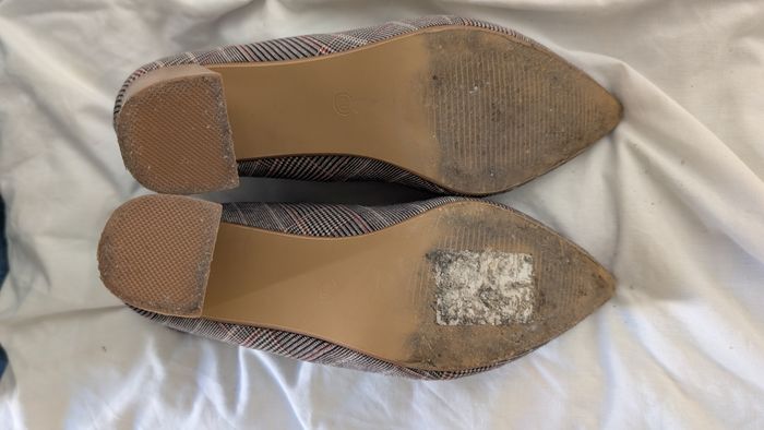 Bottines à talons motif prince de galles - photo numéro 3