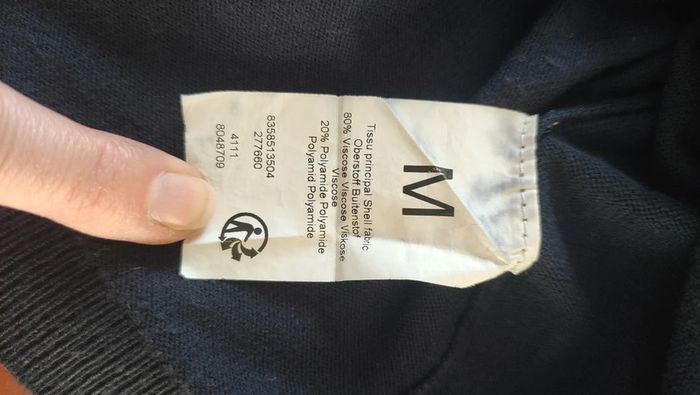 Pull bleu marine grain de malice taille M - photo numéro 7