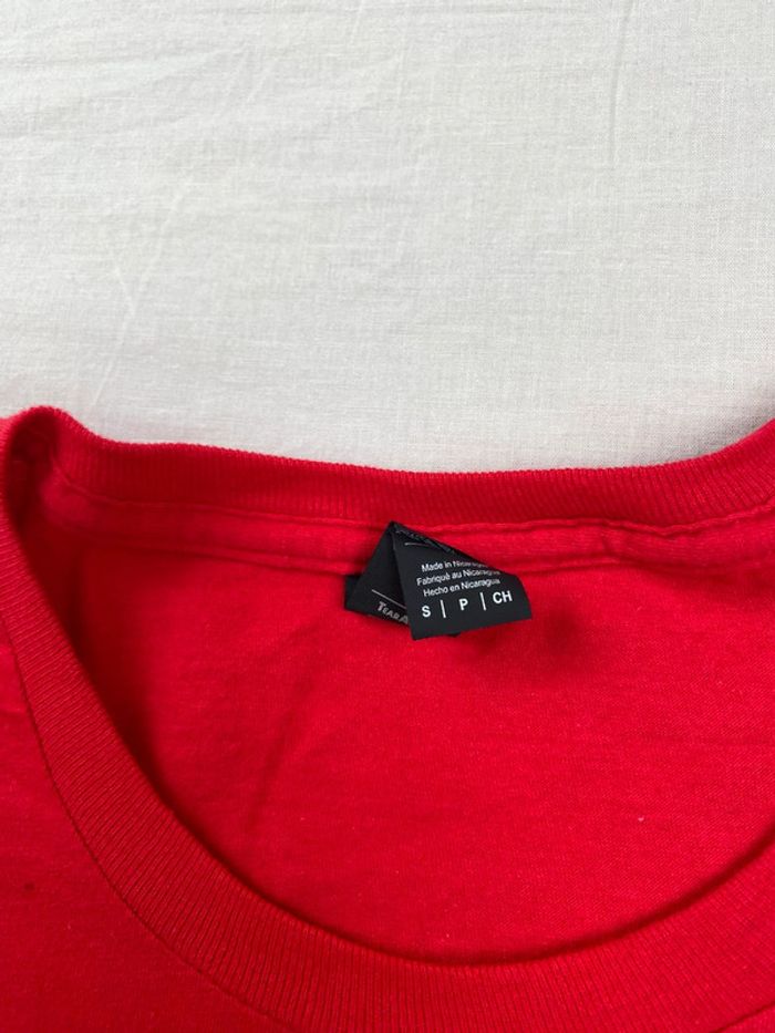T-shirt imprimé sport USA, homme, été, Rouge S - photo numéro 5