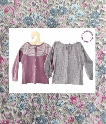 6 ans ensemble little celebs gilet et blouse assorti