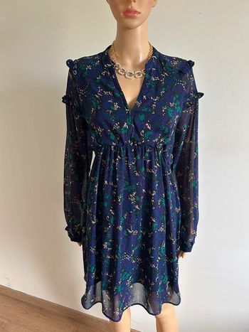 Robe imprimée à manches longues An’ge taille 1 jamais portée