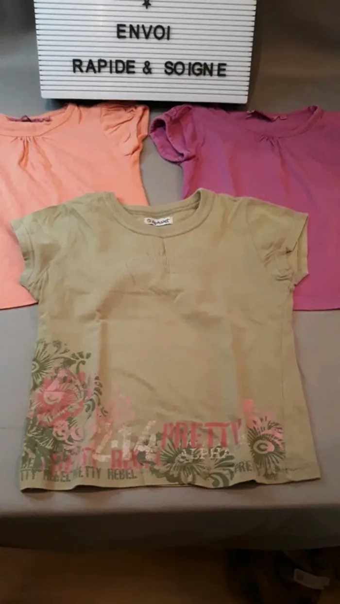T shirt manche courte 4 ans - photo numéro 2