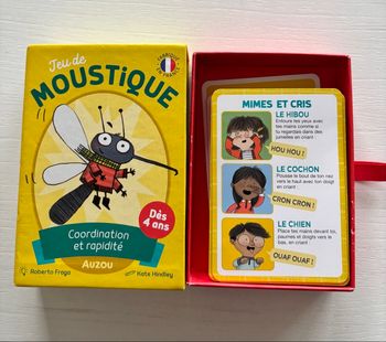 Jeu de cartes moustique Auzou