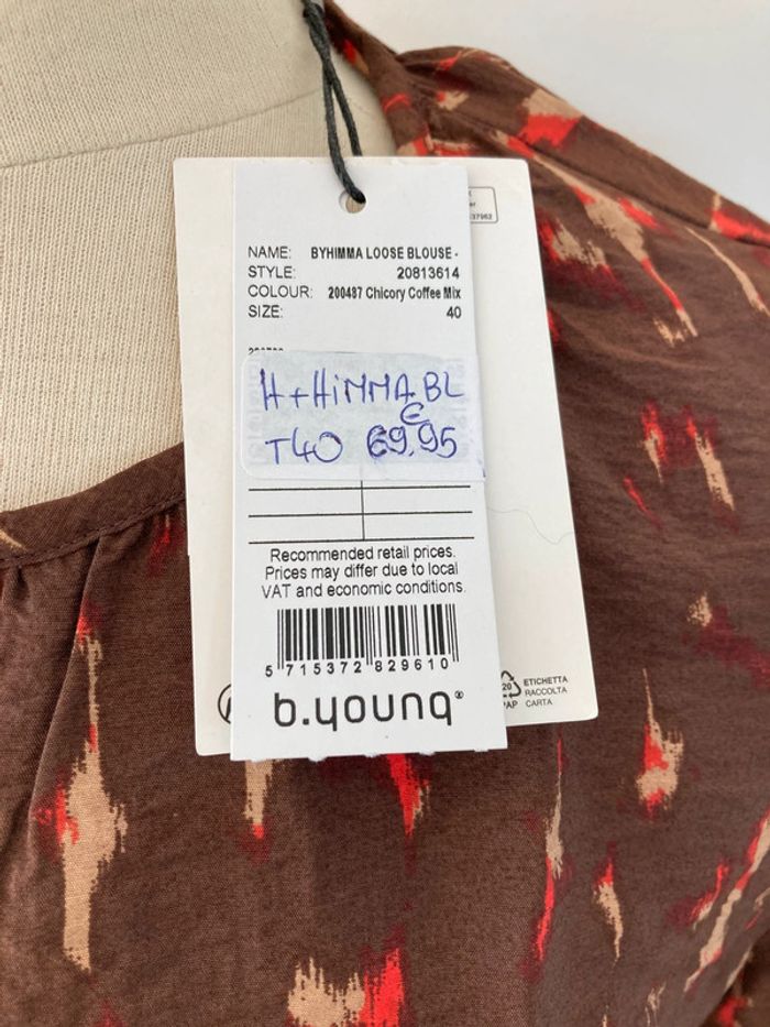 Blouse rouille splendide b.young - photo numéro 3