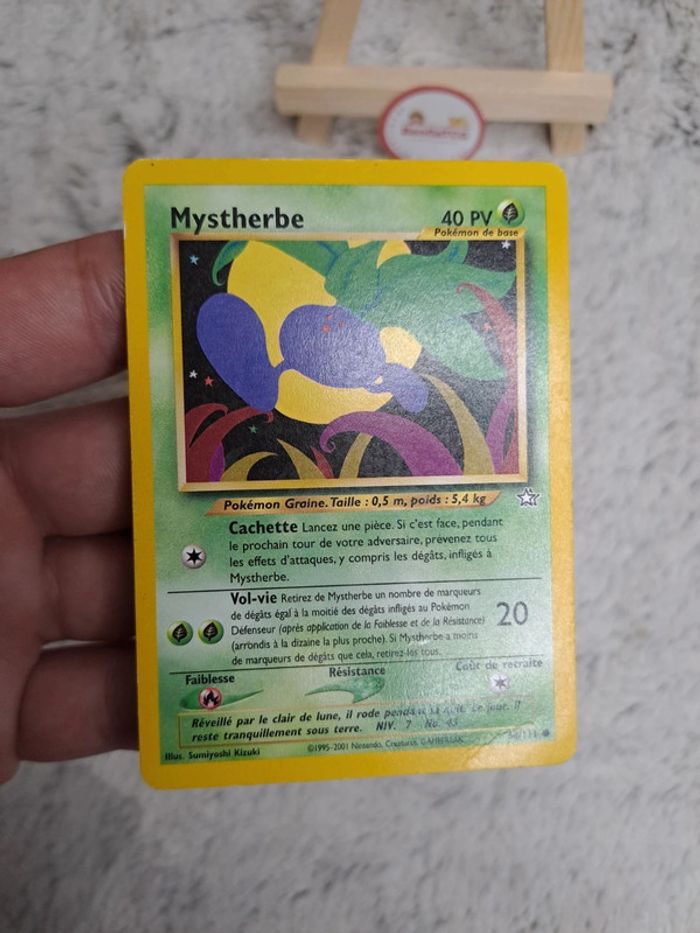 Carte Pokémon Mystherbe 68/111 Neo Genesis ed2 Wizards Fr - photo numéro 3