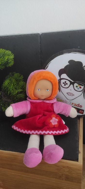 Poupée Grenadine rose rouge orange robe corolle 2011 fleur capuche DD003081