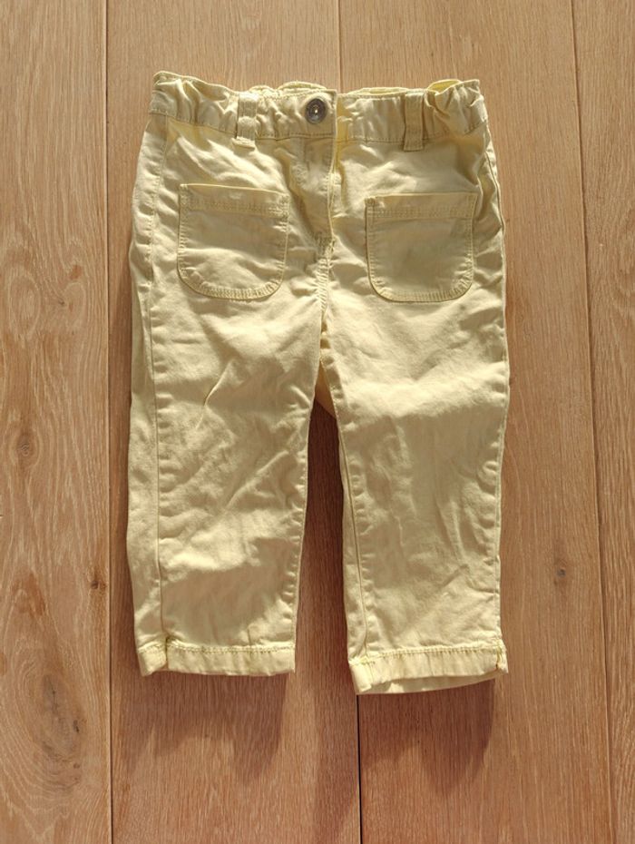 Pantalon jaune pâle