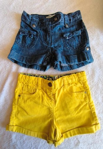 Lot de deux shorts, 24 mois/2 ans