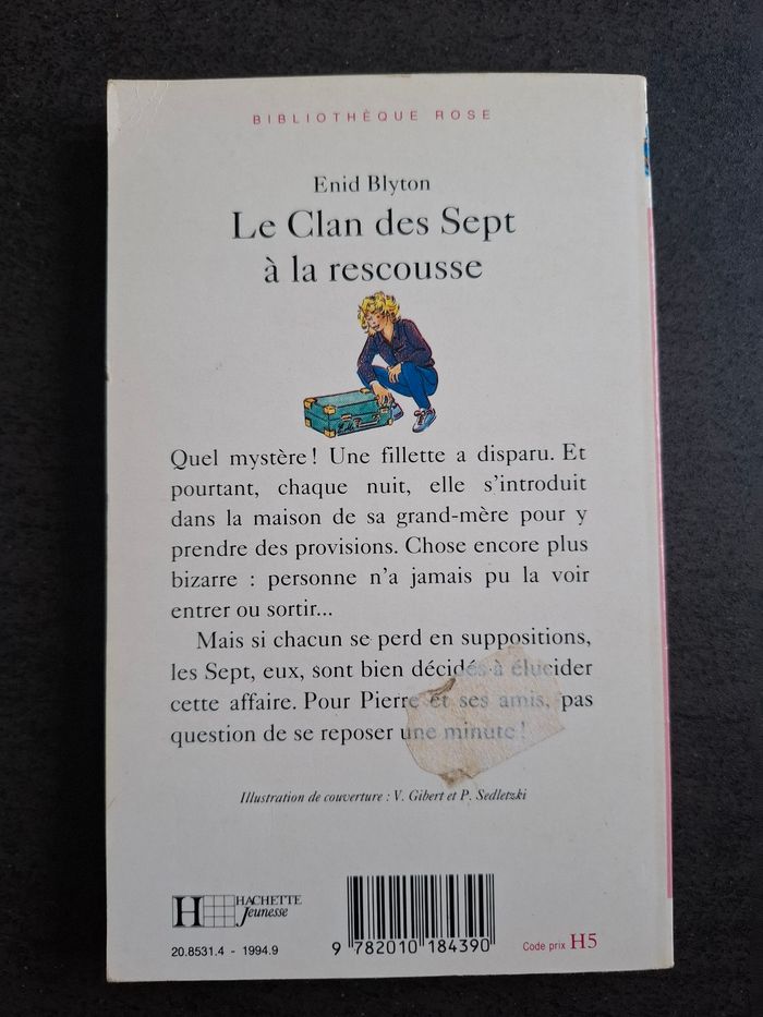 Livre Le Clan des Sept à la rescousse en très bon état - photo numéro 2
