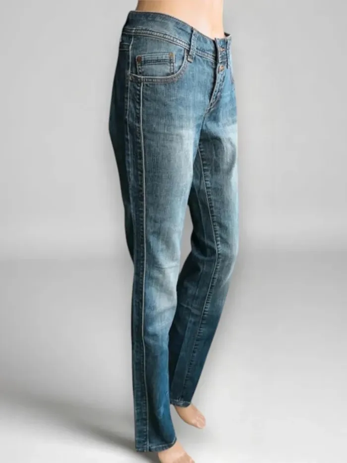 Jean Esprit coupe tube slim ,taille basse ,extensible - photo numéro 4