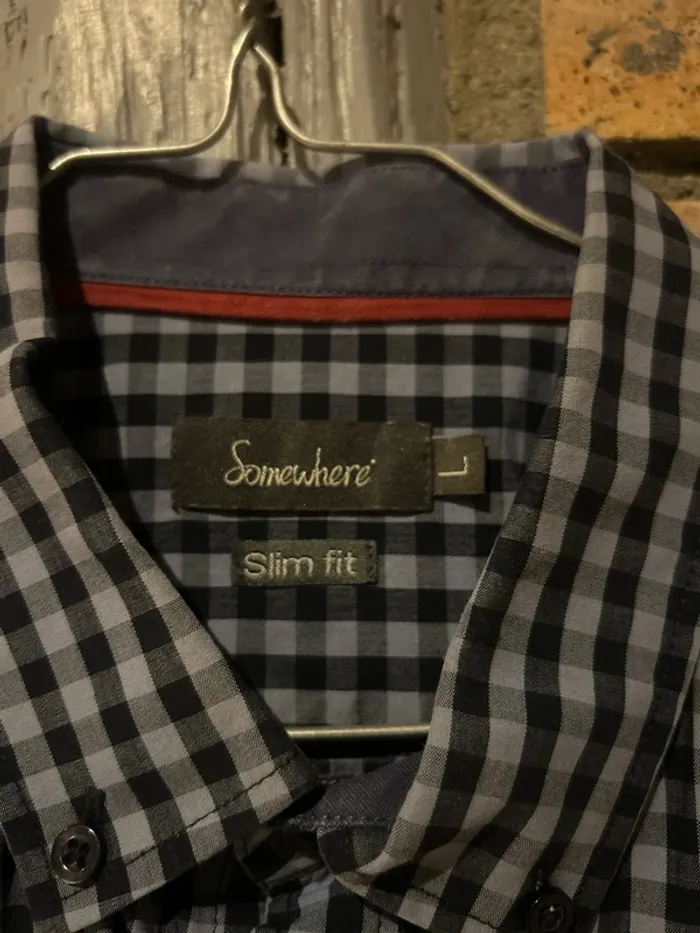 Chemise à carreaux manches courtes homme - photo numéro 3