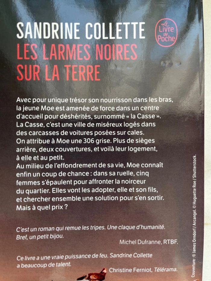 Livre Les larmes noires sur la terre - photo numéro 3