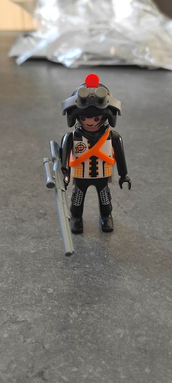 (D33) Playmobil top agent tireur d'élite