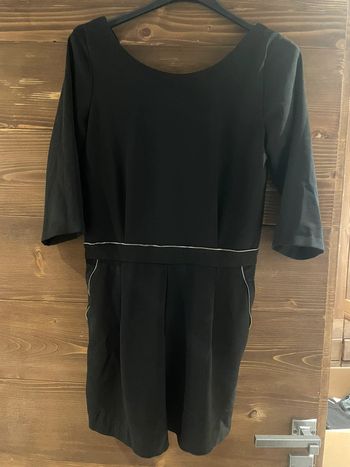 Combishort noire manche 3/4