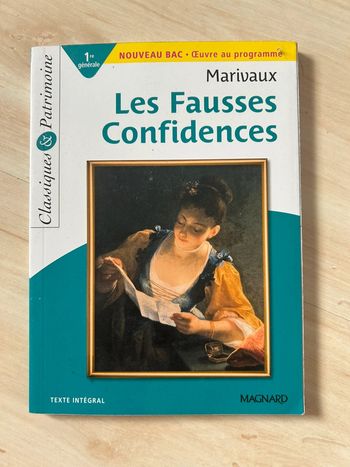 Les Fausses Confidences de Marivaux