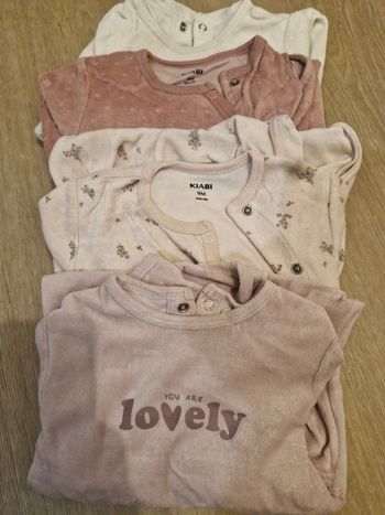 Lot de 4 grenouillères