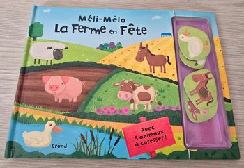 Livre méli-mélo la ferme en fête