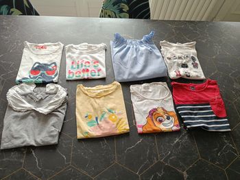 Lot de 8 Tee shirt manches courtes
