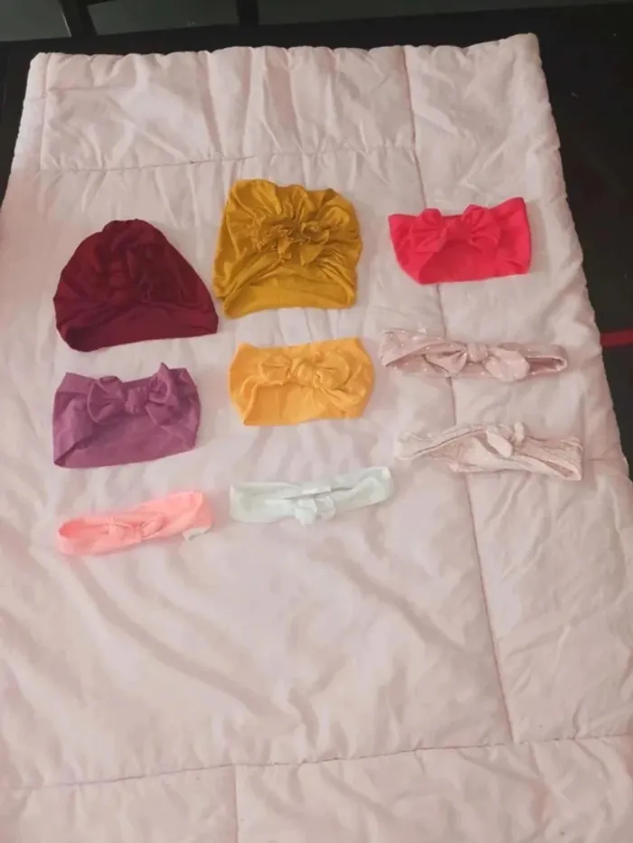 Lot de bandeaux et turban